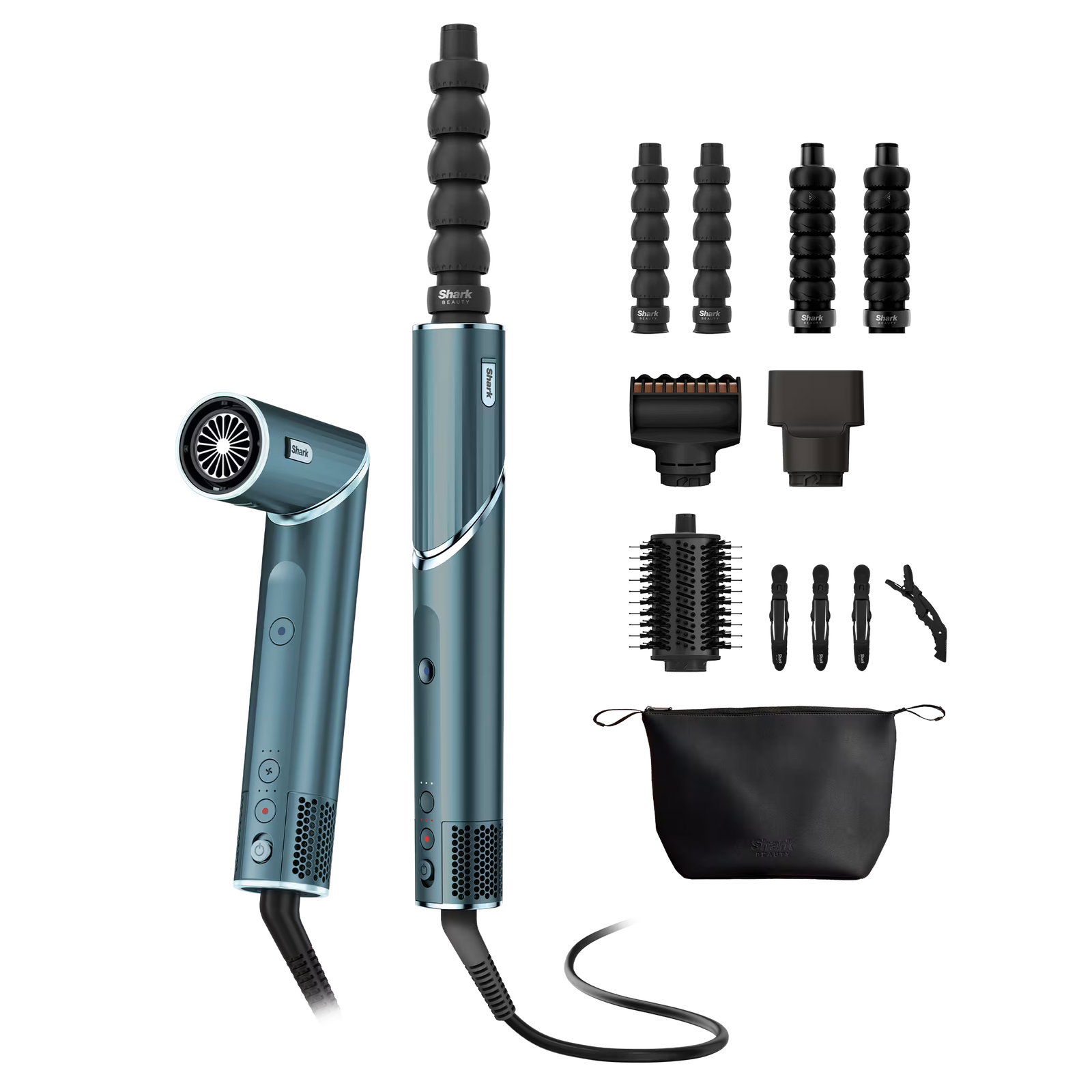 Shark FlexStyle 5-in-1 Air Styler & Hair Dryer - Teal HD456TLUK
