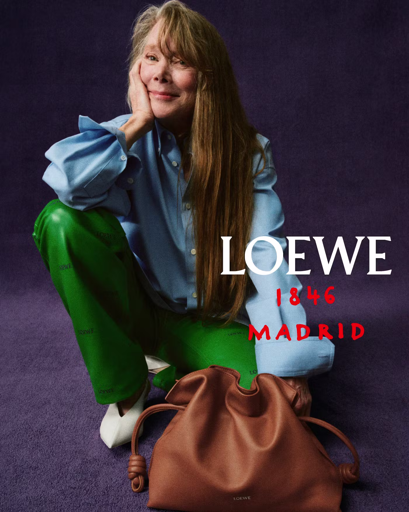 Loewe’s 180th Birthday Puts Leather (& Sissy Spacek!) In The Spotlight