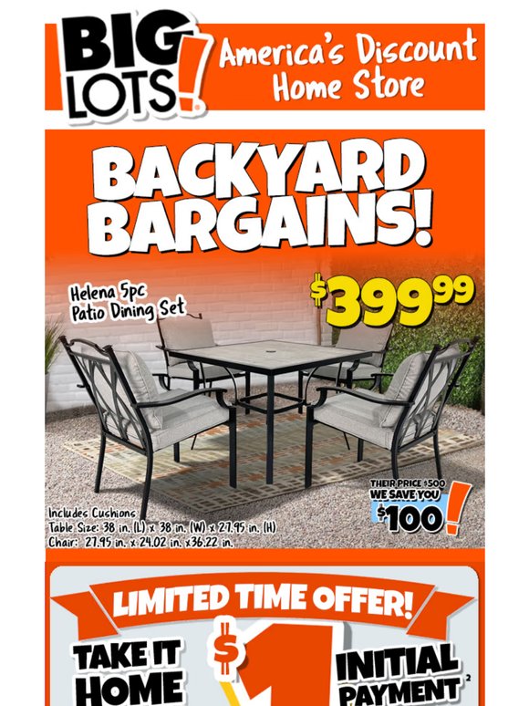 Summer Savings Start at Big Lots!