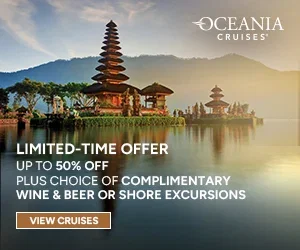 Limited Time Savings Up to 50% Off Cruises
