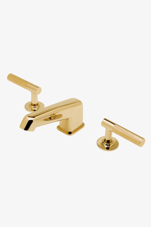 Bond Union Lavatory Faucet with Link Lever Guilloche Handles