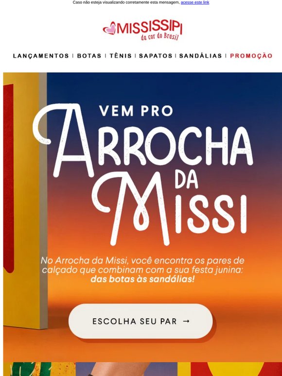 Vem pro Arrocha da Missi! 😍👢🧡