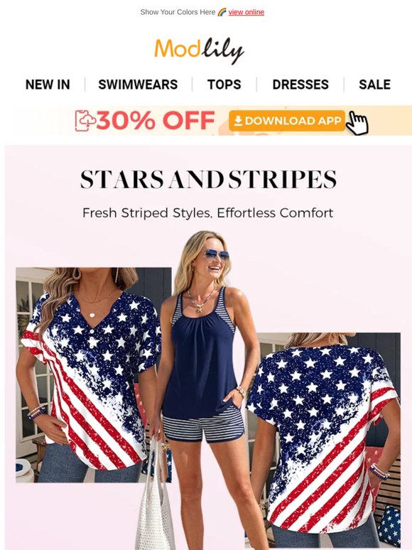 Red White Blue Outfit Looks Here ❤️