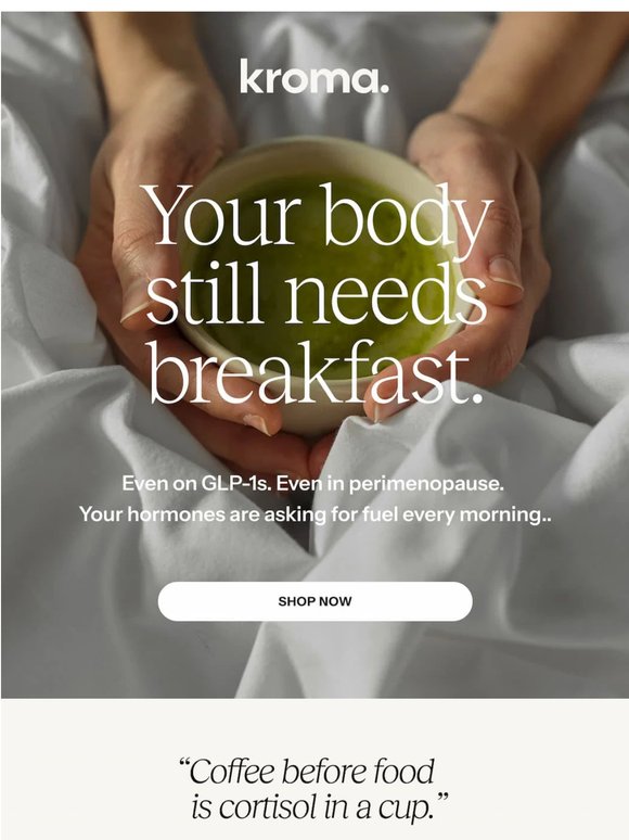 No Breakfast = Cortisol Spike & Weight Gain