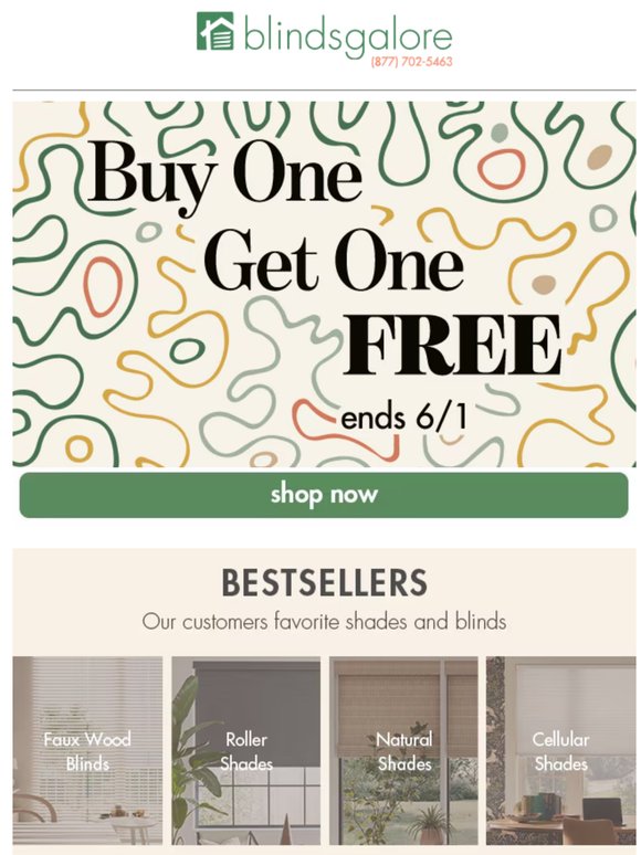 Don't Miss Your Chance to Buy One, Get One FREE