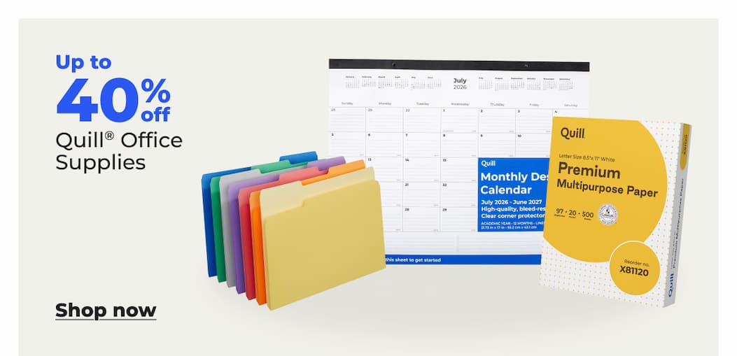 Up to 40% off Quill® Office Supplies - Shop now
