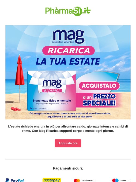 🔋⛱️Mag Ricarica, la carica giusta per la tua estate
