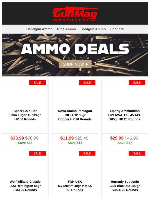 Stock Up On Premium Ammo | Speer Gold Dot 9mm Luger +P 124gr HP 50 Rounds for $34