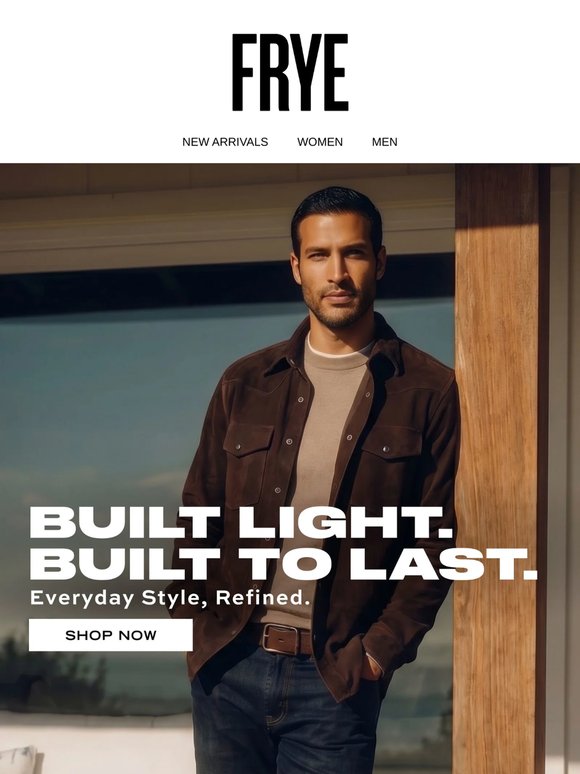 Built Light. Built to Last.
