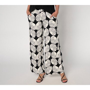 Susan Graver Regular Soleil Knit Printed Pant