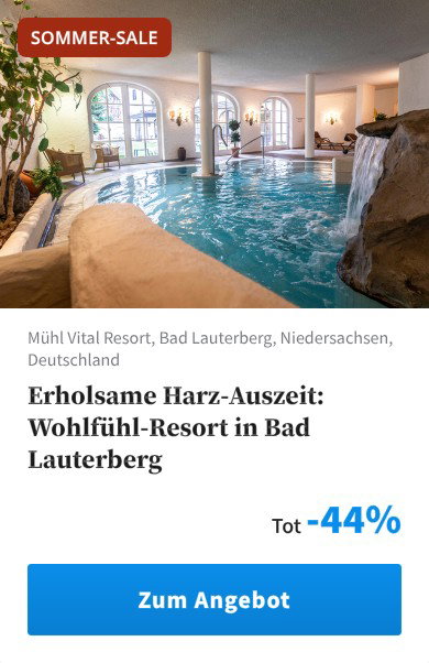 Erholsame Harz-Auszeit: Wohlfühl-Resort in Bad Lauterberg