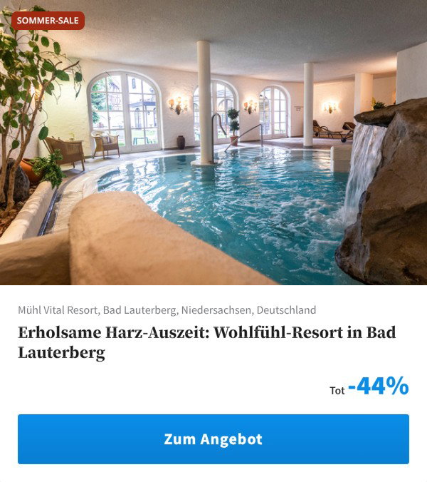 Erholsame Harz-Auszeit: Wohlfühl-Resort in Bad Lauterberg
