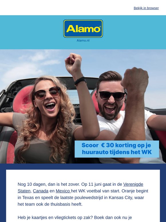 Reis je mee met Oranje naar de de VS?