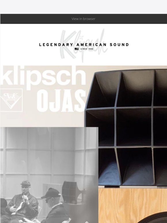 Klipsch + Ojas - The Next Evolution In Our Collaborative Series Is Here