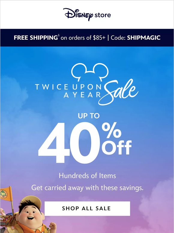 It’s back! Our Twice Upon A Year sale starts now