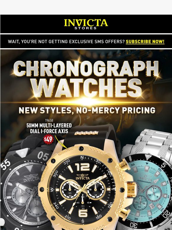 LUXURY CHRONOGRAPHS⚡️ZERO MERCY ON PRICE❗️