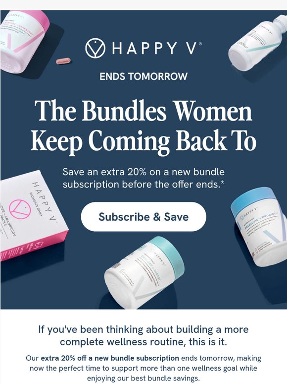 🔥 Ends tomorrow: Extra 20% off bundle subscriptions