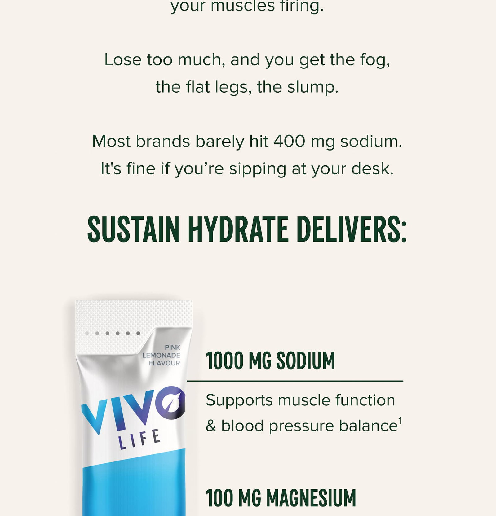 + Potassium & Calcium Support electrolyte balance & muscle contraction¹²