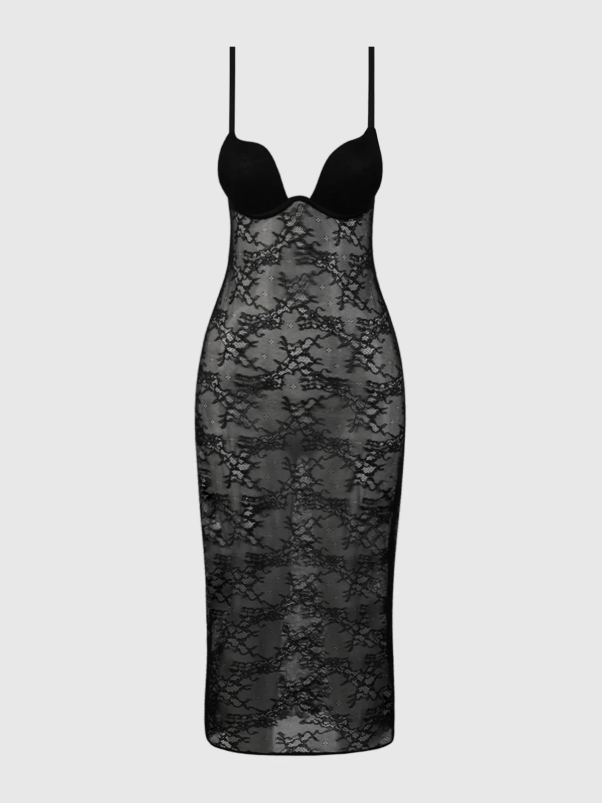 Rising Star Plunge Pia Lace Gown