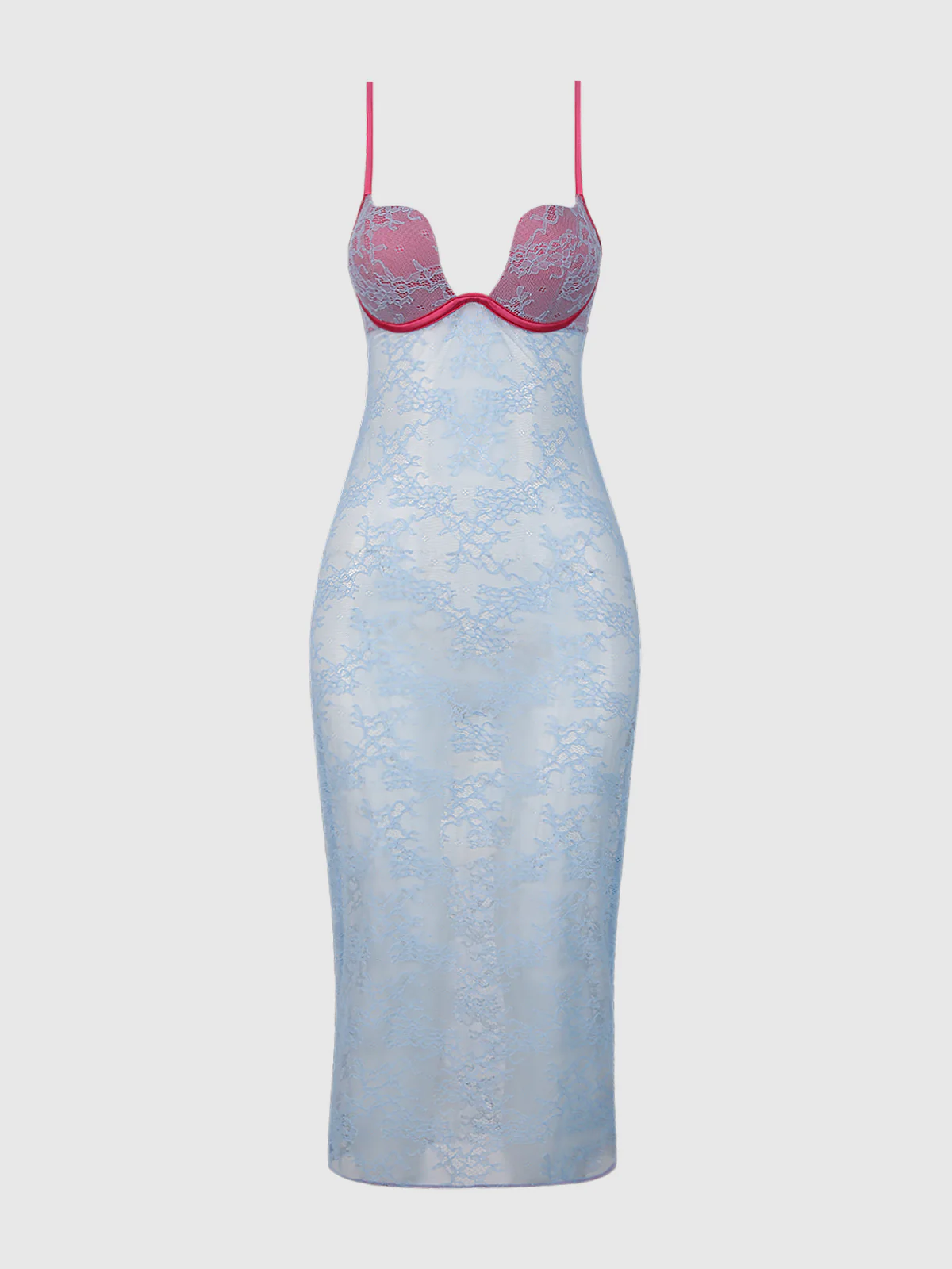 Rising Star Plunge Pia Lace Gown