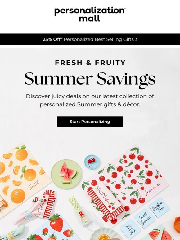 The Best of Summer at 25% Off