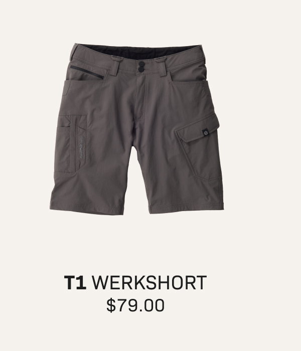 T1 WerkShort in Deep Grey