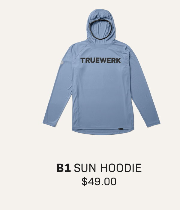 B1 Sun Hoodie in Horizon Blue