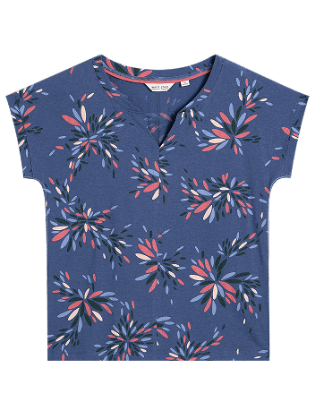 Shop Nelly Notch Neck Tee