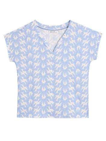Shop Nelly Notch Neck Tee