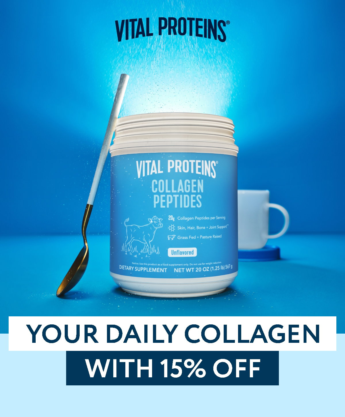 Your Daily Collagen With 15% Off - Shop Now