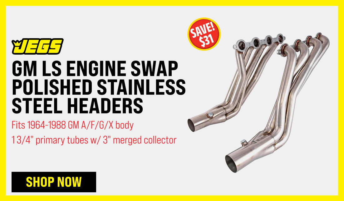 GM LS Engine Swap Polished Stainless Steel Headers