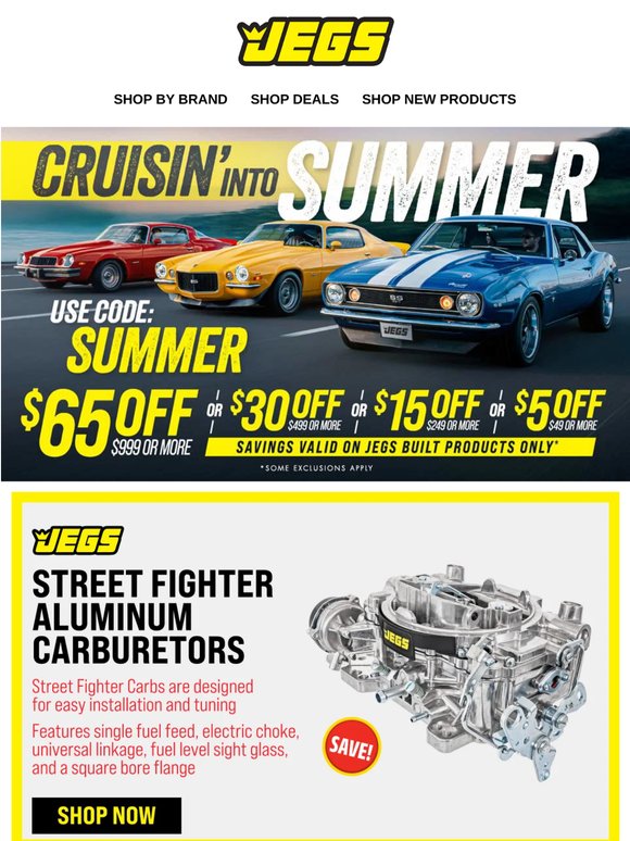 Cruisin' Into Summer: Save Up To $65 Off