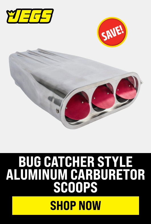Bug Catcher Style Aluminum Carburetor Scoops