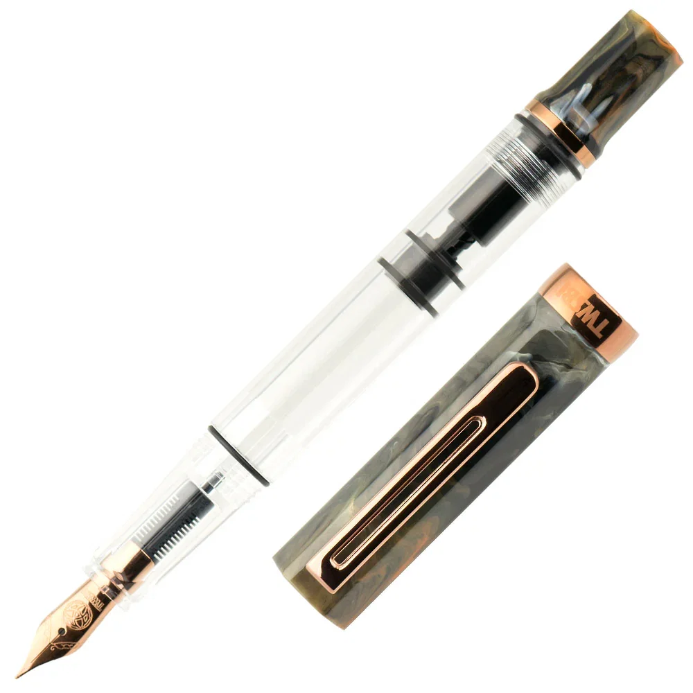 Image of TWSBI Eco Fountain Pen Serpentine with Bronze