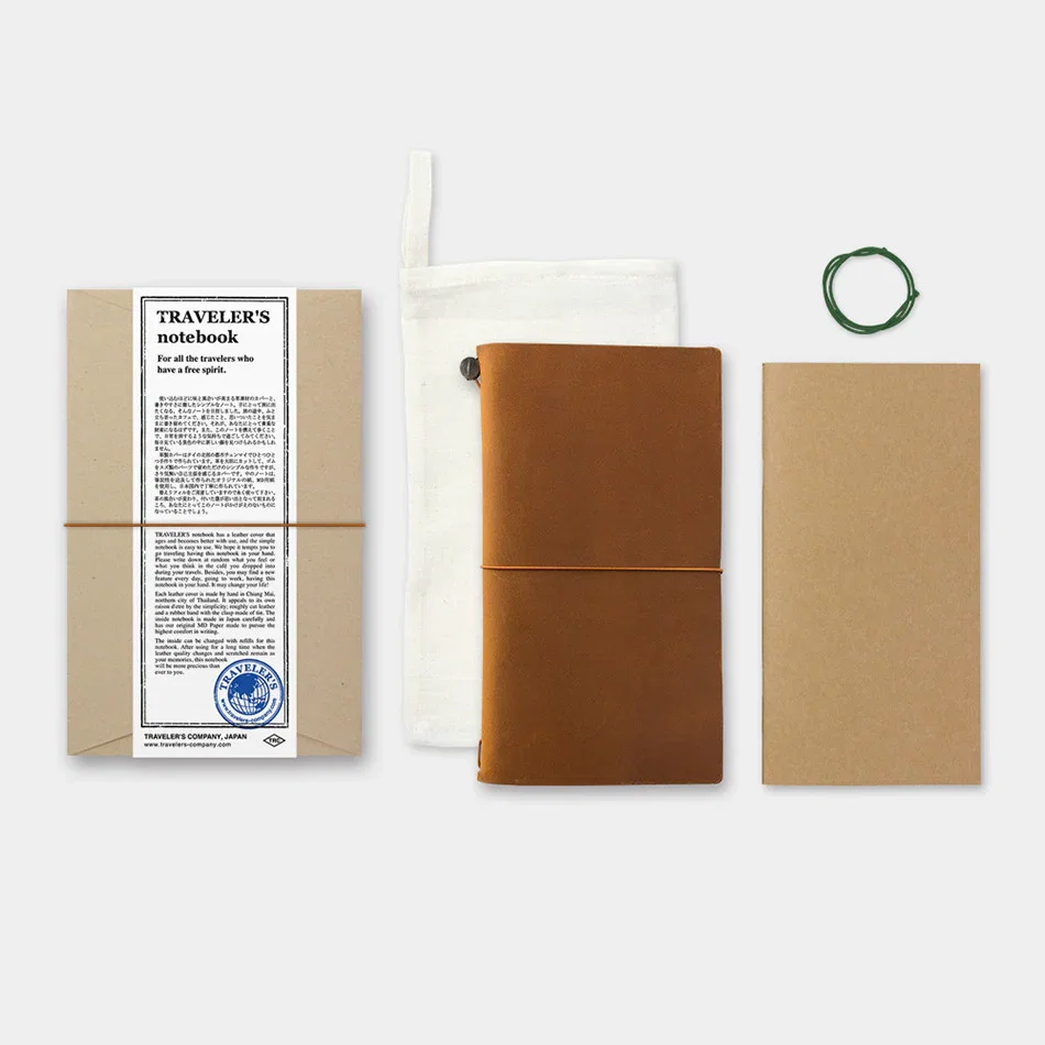 Image of TRAVELER'S COMPANY Traveler's Notebook Leather Camel