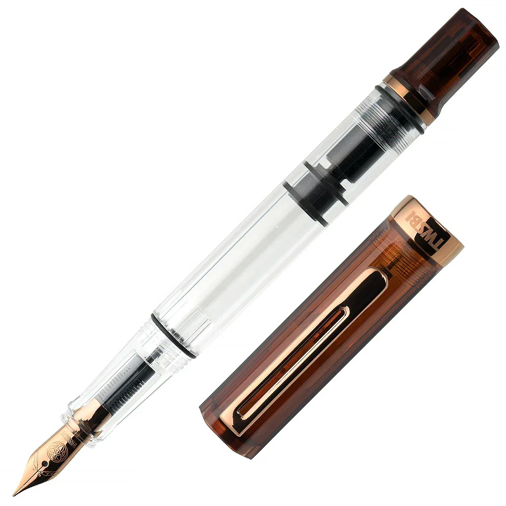 Image of TWSBI Eco Fountain Pen Rootbeer with Bronze