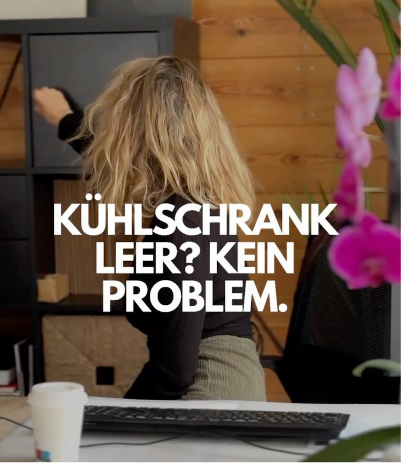 Kühlschrank leer? Kein Problem.
