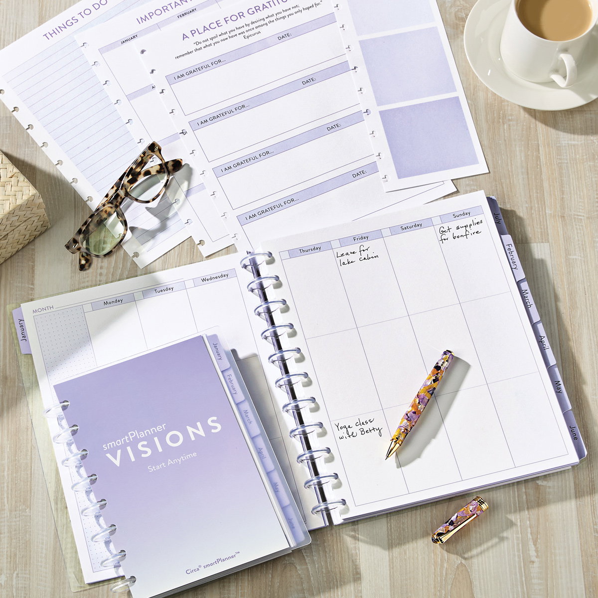 Circa Start‑Anytime Visions smartPlanner Agenda