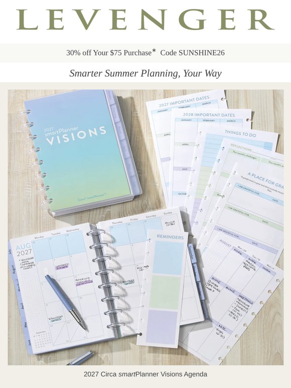 Explore What's New in smartPlanner. Save 30%.
