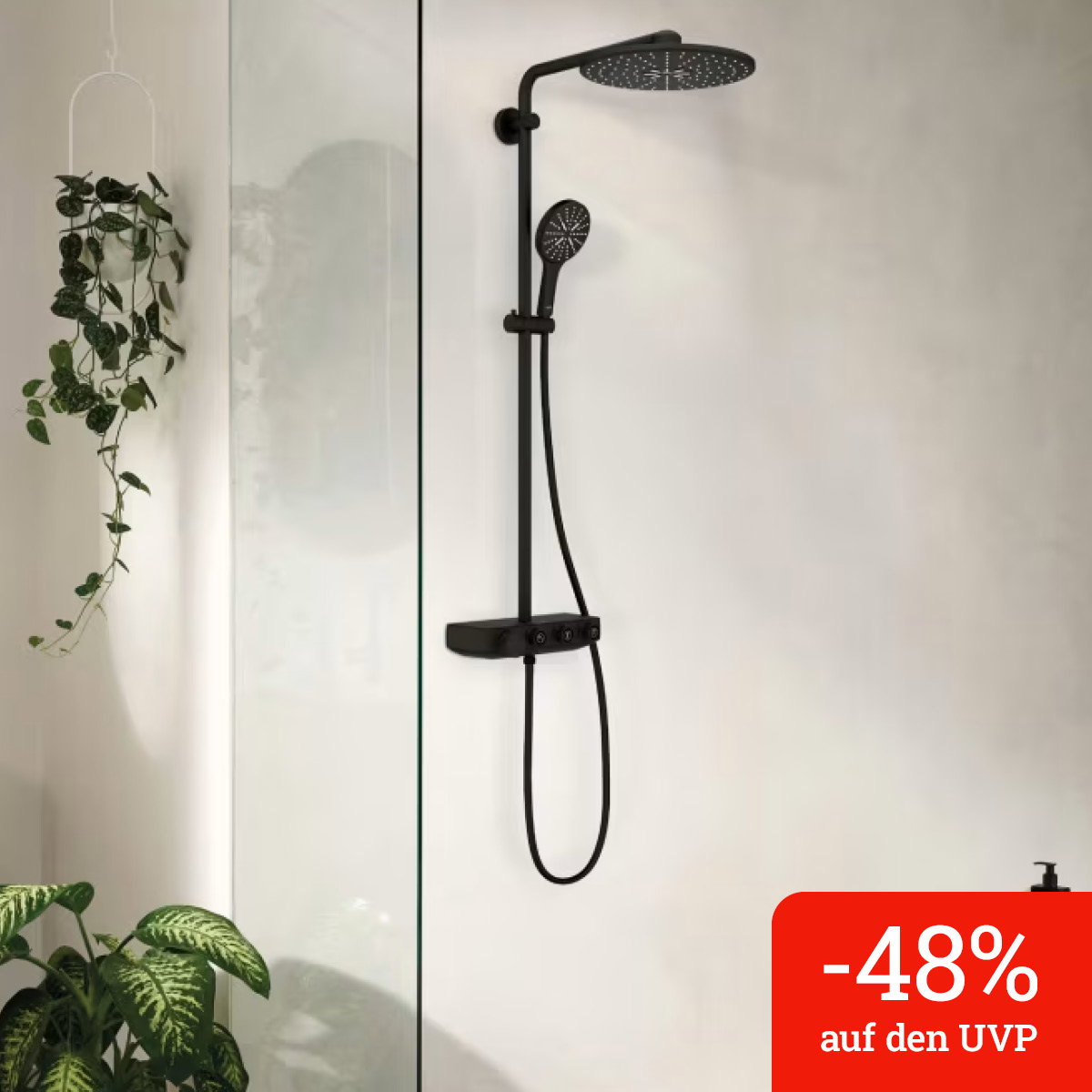 GROHE Euphoria SmartControl System 310 Duschsystem mit Thermostatbatterie für die Wandmontage
