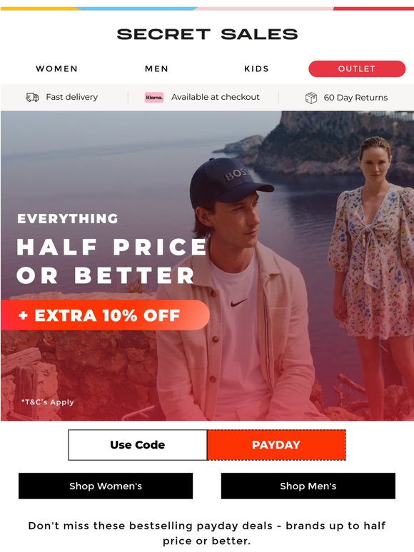 Half Price or Better + Extra 10% Off