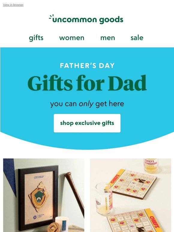 Father's Day gifts you won't find anywhere else