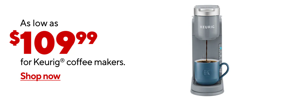 Select Keurig Coffee Makers as low as $109.99
