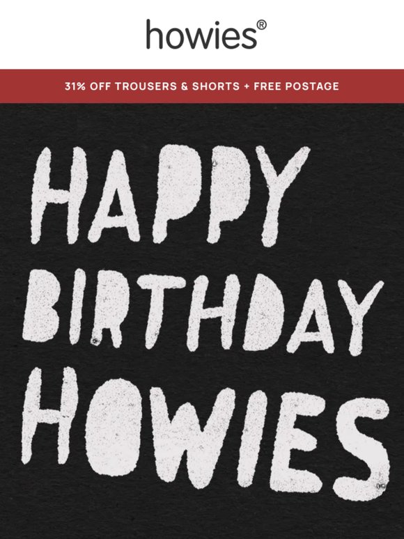 Happy Birthday howies