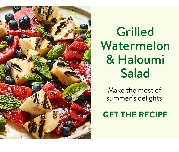 Grilled Watermelon & Haloumi Salad Recipe
