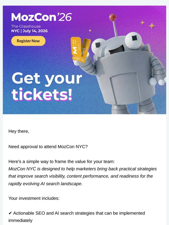  Need help getting approval to attend MozCon?