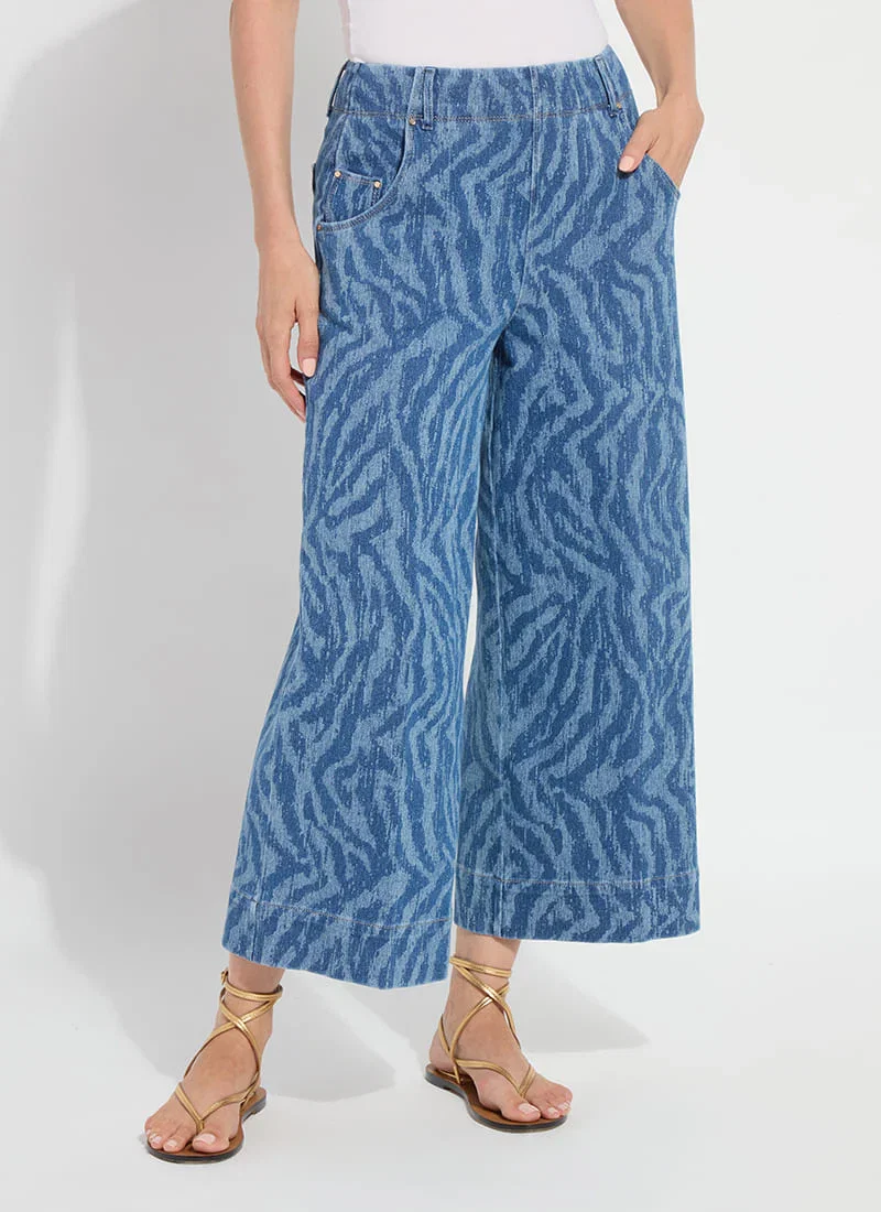 Image of Leo Palazzo Denim (25" Inseam)