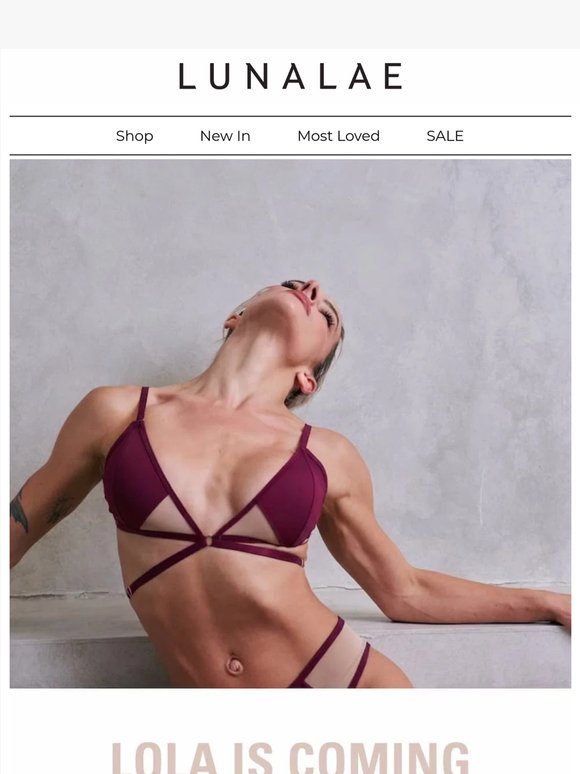 MEET LOLA: Sheer mesh + sultry cut outs = obsession 💋