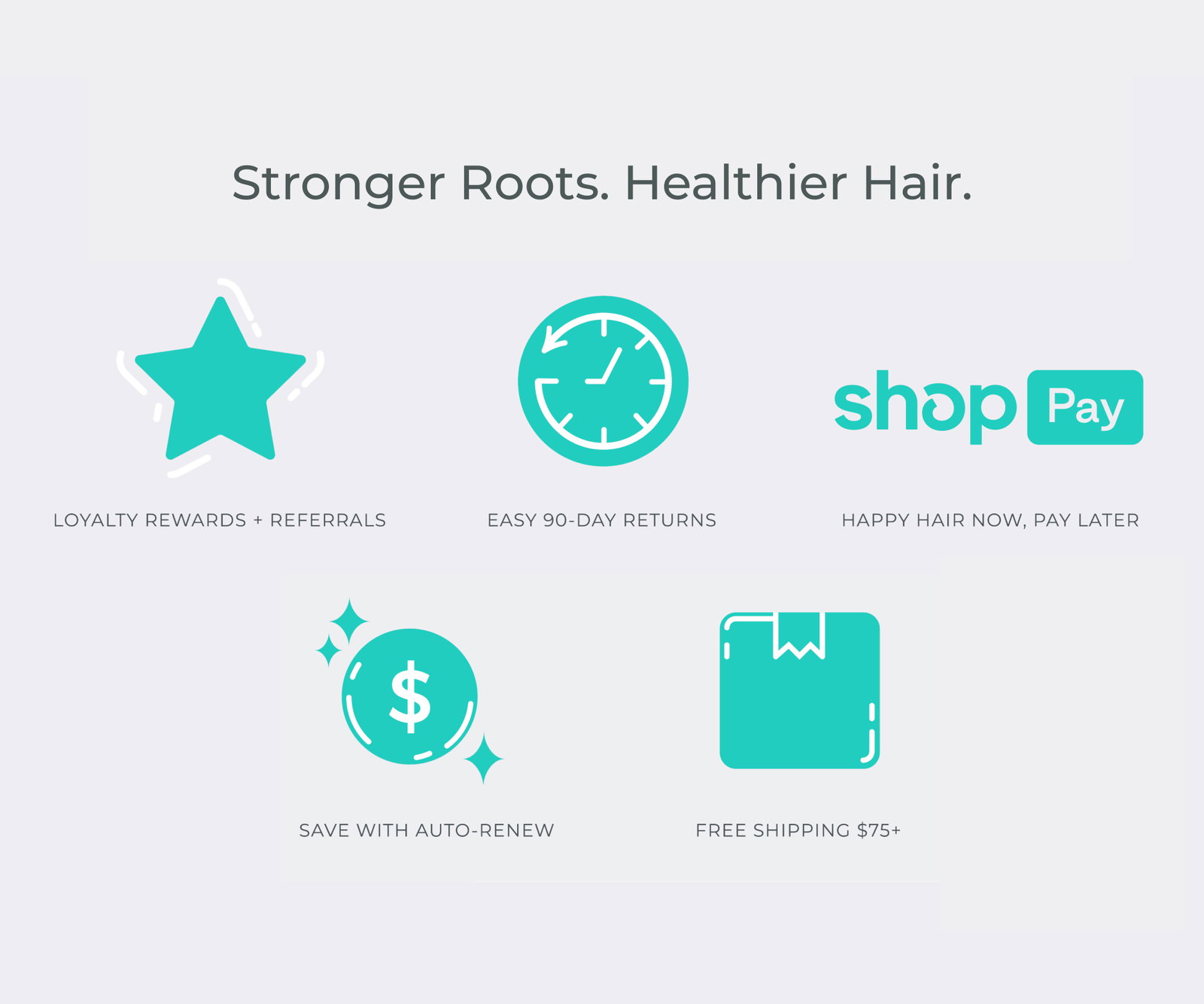 Stronger Roots. Healthier Hair.
