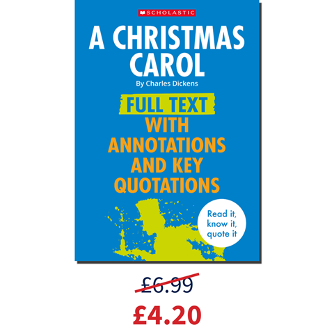 A Christmas Carol Full Text with Annotations and Key Quotations on sale at £4.20
